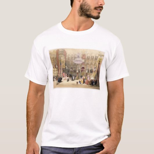 ギリシャの聖墳墓教会、エルサレム、4月 Tシャツ (正面)