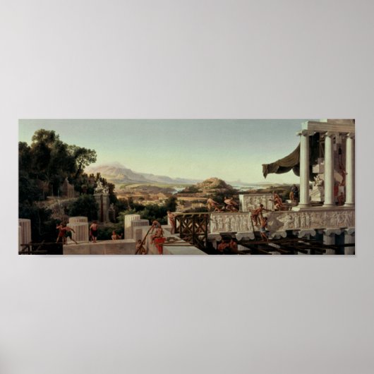 ギリシャの花の眺め ポスター (正面)