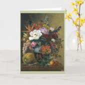 ギリシャの花瓶のエキゾチックな開花 カード (黄色い花)