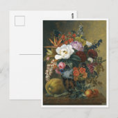 ギリシャの花瓶のエキゾチックな開花 ポストカード (正面/裏面)