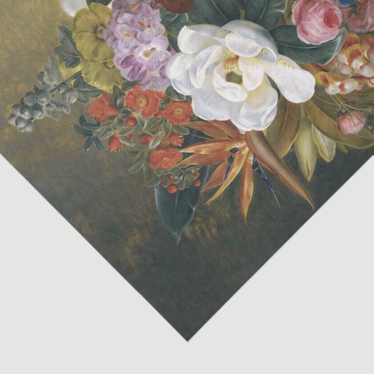 ギリシャの花瓶のデコページのエキゾチックな開花 薄葉紙 (詳細)