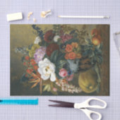 ギリシャの花瓶のデコページのエキゾチックな開花 薄葉紙 (クラフト)