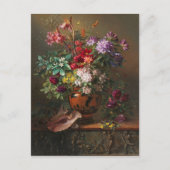 ギリシャの花瓶の中の花by Georgius van Os ポストカード (正面)