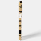 ギリシャの蛇行鍵ブラウン、お名前、パーソナライズ Case-Mate iPhoneケース (裏面 / 右)