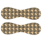 ギリシャの蛇行鍵波パターンブラウン ソフトボール (パネル)