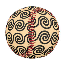 ギリシャの蛇行鍵波パターンブラウン 野球ボール