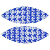 ギリシャの蛇行鍵波パターンブルー アメリカンフットボール (パネル)