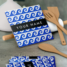 ギリシャの蛇行鍵、波の鍵、青、名前