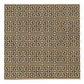 ギリシャの蛇行鍵H Brown、お名前、パーソナライズ フォトキューブ (右)