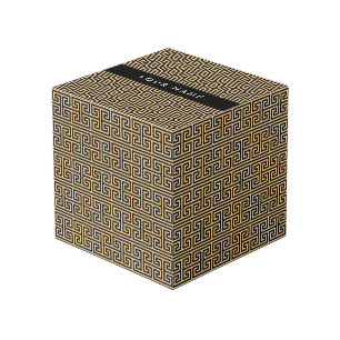 ギリシャの蛇行鍵H Brown、お名前、パーソナライズ フォトキューブ