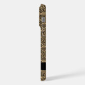 ギリシャの蛇行鍵H Brown、お名前、パーソナライズ iPhoneケース (左側面)