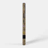 ギリシャの蛇行鍵H Brown、お名前、パーソナライズ Samsung Galaxyケース (右側面)