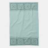 ギリシャの蛇行 キッチンタオル (縦)