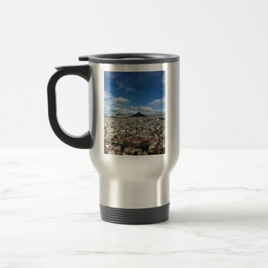 ギリシャの街コーヒーマグ トラベルマグ (左)