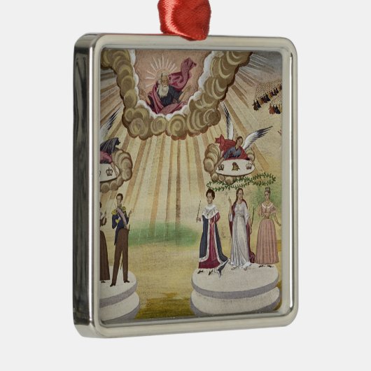 ギリシャの解放のための神への祈りの言葉、 メタルオーナメント (右)