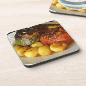 ギリシャの詰まったな野菜(Gemista) コースター (左側)