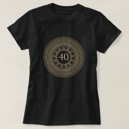 ギリシャの誕生日パカスタムーティー(年齢と色) Tシャツ