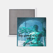 ギリシャの諺マグネット マグネット (正面/裏面)