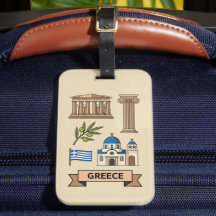 ギリシャの象徴的な国を代表するシンボル レトロトラベル