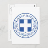 ギリシャの象徴 ポストカード (正面/裏面)