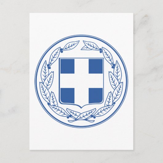 ギリシャの象徴 ポストカード (正面)