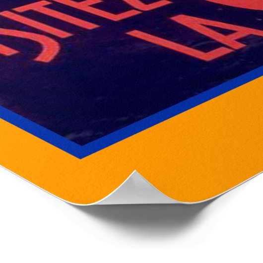 ギリシャの豪華ヴィンテージ旅行ポスター ポスター (角)