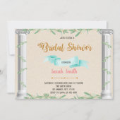 ギリシャの農村をテーマにしたパーティーの招待状 招待状 (正面)