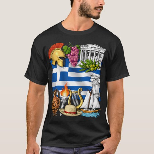 ギリシャの遺産 Tシャツ (正面)