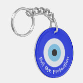 ギリシャの邪悪な目のキーチェーン キーホルダー (正面左)
