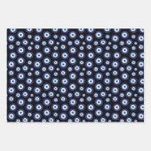 ギリシャの邪悪な目のパターンラッピング紙シート ラッピングペーパーシート (正面)