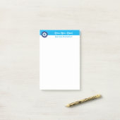 ギリシャの邪悪な目 ポストイット (デスク上)