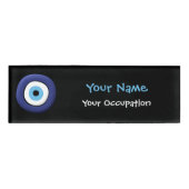 ギリシャの邪悪な目 名札 (正面)