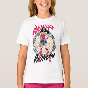 ギリシャの部疑問に思族章の女性 Tシャツ