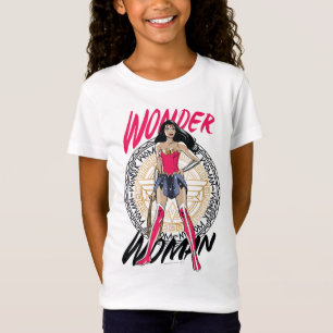 ギリシャの部疑問に思族章の女性 Tシャツ
