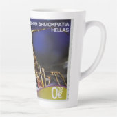 ギリシャの郵便切手ふつうの棘のあるロブスター カフェラテマグ (右)