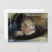 ギリシャの郵便切手ダスキハタ ポストカード (正面/裏面)