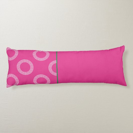 ギリシャの鍵サークル名門私立校風のCollegiate Sorority NAME ボディピロー (裏面)