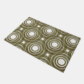 ギリシャの鍵Meander in Geometric Symmetry Artdeco ドアマット (アングル)