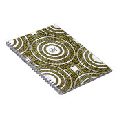 ギリシャの鍵Meander in Geometric Symmetry Artdeco ノートブック (右側)