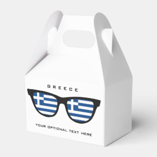 ギリシャの陰カスタムな文字及び色の好意箱 フェイバーボックス