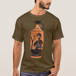 ギリシャの陶芸戦士 Tシャツ