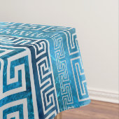 ギリシャの雷文パターン-ギリシャ人の鍵のオーナメント テーブルクロス (インサイチュ)