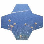 ギリシャの青い海 サッカーボール (フラット)