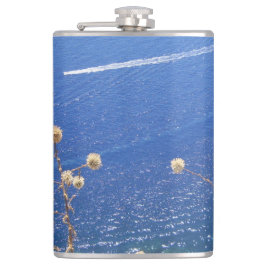 ギリシャの青い海 フラスク