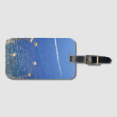 ギリシャの青い海 ラゲッジタグ (正面横)