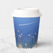 ギリシャの青い海 紙コップ (裏面)