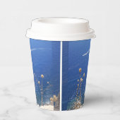 ギリシャの青い海 紙コップ (右)