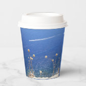 ギリシャの青い海 紙コップ (正面)