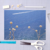 ギリシャの青い海 薄葉紙 (クラフト)