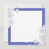 ギリシャの青と雪の花 シーズンカード (裏面)